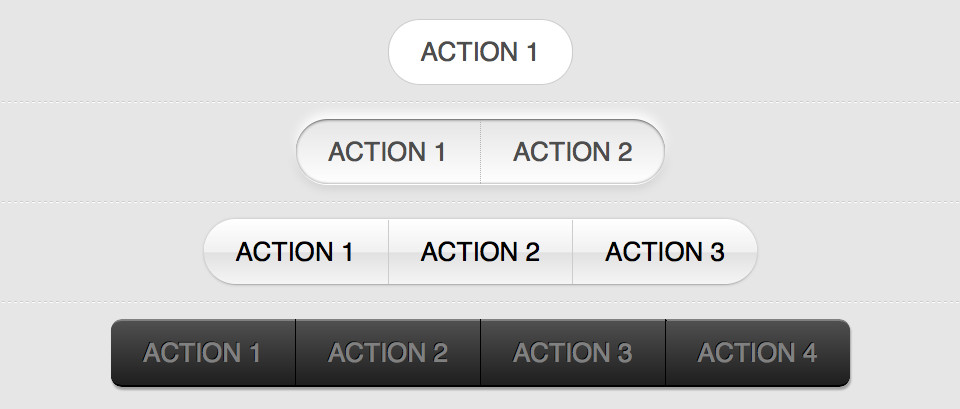 Full CSS Segmented Controls